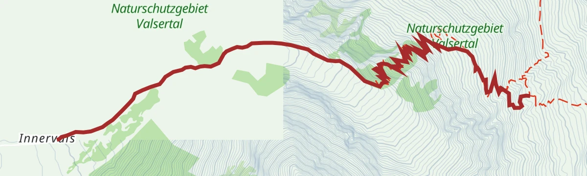Route map: Schmugglerpfad Etappe 1